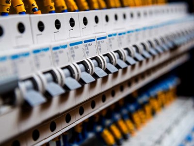 Voltage switchboards with circuit breakers