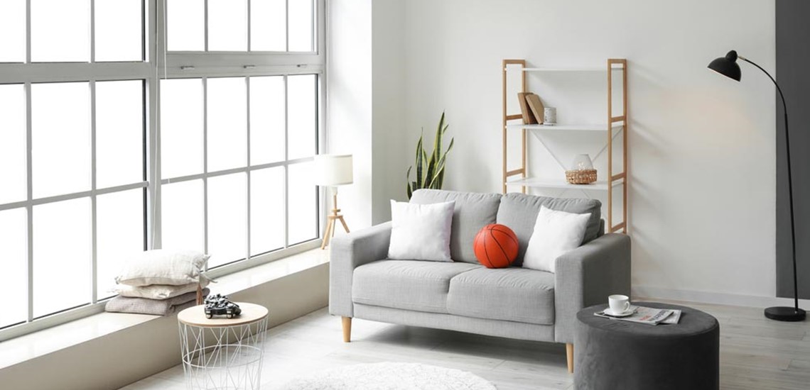 A Small Room With Air Conditioning Unit